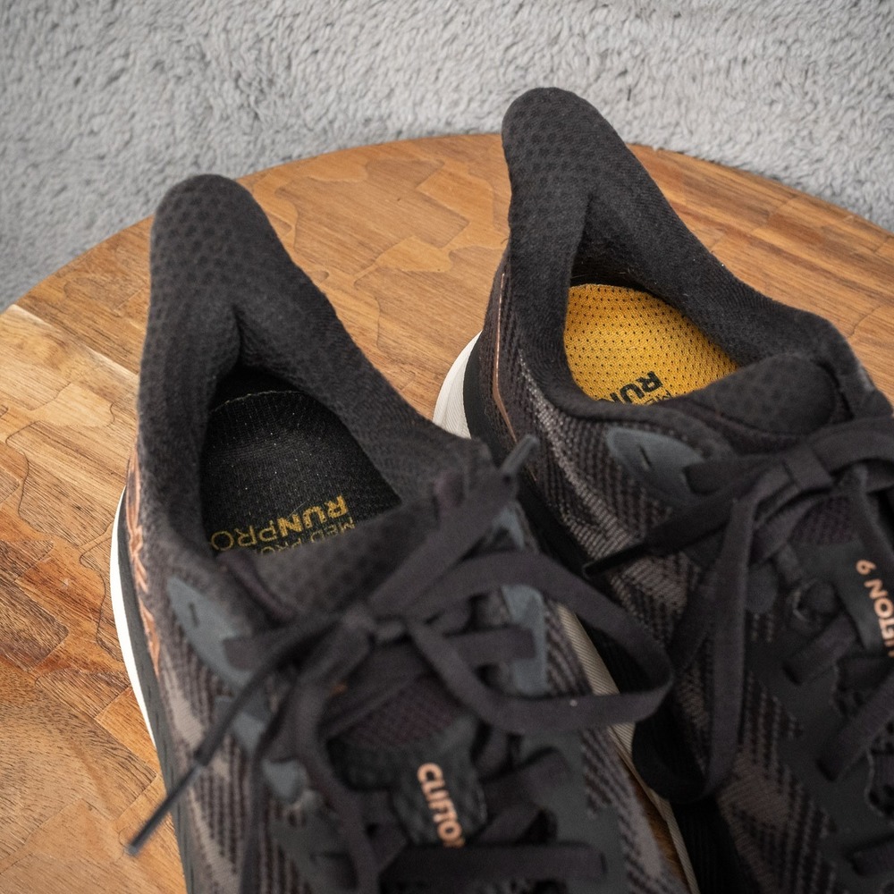 Hoka One One Womens Clifton 9 1127896 BRGL Black Running Shoes Sneakers Sz 8.5 B - Picture 7 of 10